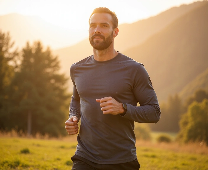 Healthy active man