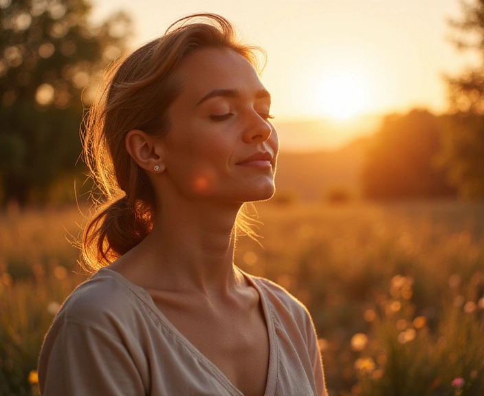 Radiant woman